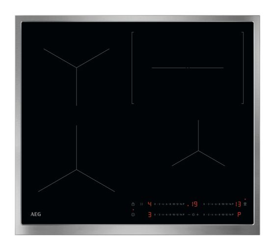 AEG TO64IC0BXB autarkes 57.6 cm Induktions Kochfeld/Herdplatte 4 Zone(n) f&uuml;r 512,00 Euro
