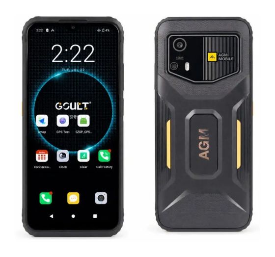 AGM H6 Pro 128 GB Smartphone 16,7 cm (6.5 Zoll) Android 50 MP Einzelne Kamera Kamera  (Schwarz) f&uuml;r 269,99 Euro