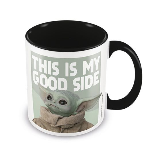 ak tronic Star Wars Baby Yoda Good Side Becher (Weiß/Schwarz/Grün/Braun) f&uuml;r 9,99 Euro