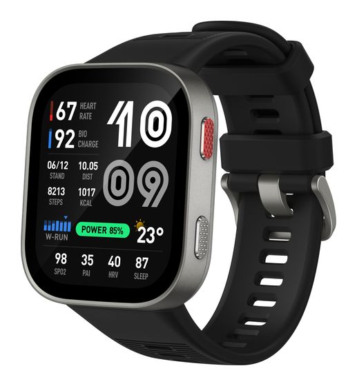 Amazfit Bip Max Digital  Smartwatch Rechteckig 324 ppi  (Silber) f&uuml;r 99,99 Euro