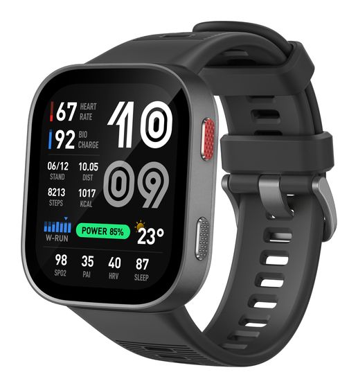Amazfit Bip Max Digital  Smartwatch Rechteckig 324 ppi  (Grau) f&uuml;r 99,99 Euro