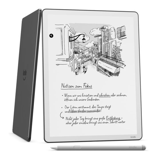 Amazon Kindle Scribe E-Reader 27,9 cm (11 Zoll) 32 GB  (Graphit) f&uuml;r 519,99 Euro