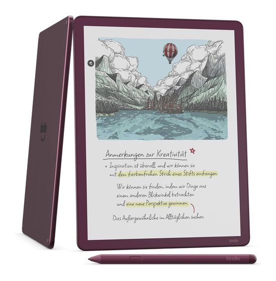 Amazon Kindle Scribe Colorsoft E-Reader 27,9 cm (11 Zoll) 64 GB  (Bordeaux) f&uuml;r 699,99 Euro