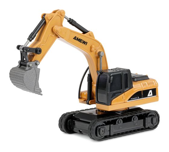 Amewi Mini-Bagger aus Metall 8-Kanal 1:64 RTR 6+ f&uuml;r 16,99 Euro