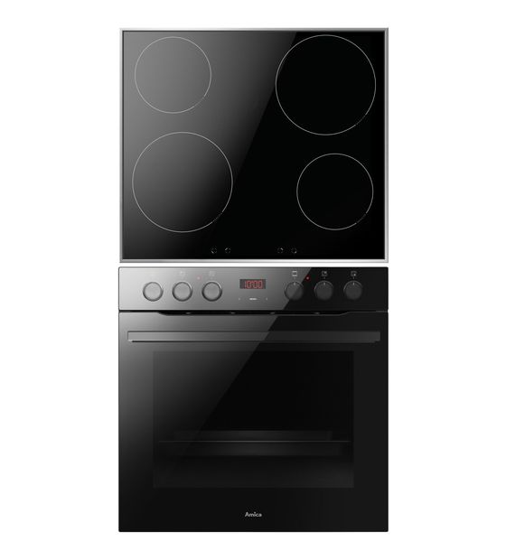Amica EHIX933133S Herdset 88 l AutoClean mit 6 cm Glaskeramik Kochfeld f&uuml;r 599,00 Euro