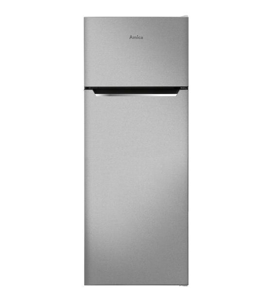 Amica DT374170E 170 l / 41 l Kühl-Gefrierkombi freistehend 141 kWh Jahr  (Edelstahl) f&uuml;r 365,00 Euro