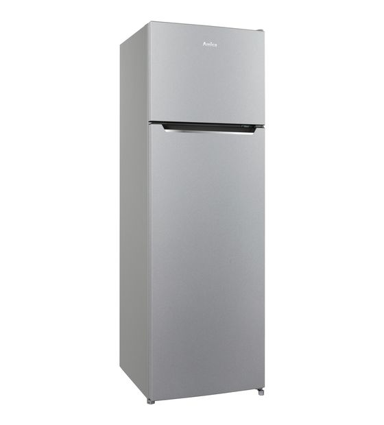 Amica DT377100E 209 l / 52 l Kühl-Gefrierkombi freistehend 189 kWh Jahr  (Edelstahl) f&uuml;r 399,00 Euro