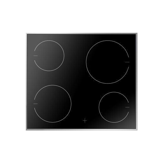 Amica EC744100E herdgebundenes 60 cm Glaskeramik Kochfeld/Herdplatte 4 Zone(n) f&uuml;r 209,99 Euro