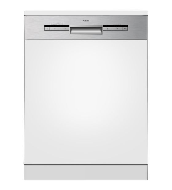 Amica EGSP573911E 60 cm Geschirrspüler teilintegriert (ohne Front) Leise 13 Maßgedecke aquaStop Funktion f&uuml;r 382,00 Euro