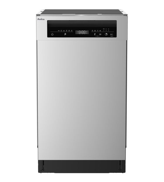 Amica EGSPU500490 45 cm Geschirrspüler unterbaufähig leise 10 Maßgedecke aquaStop Funktion Mini Active (Edelstahl) f&uuml;r 629,00 Euro