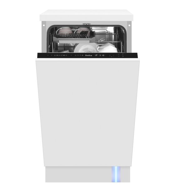 Amica EGSPV586901 45 cm Geschirrspüler vollintegriert (ohne Front) Sehr leise 10 Maßgedecke aquaStop Funktion f&uuml;r 399,00 Euro