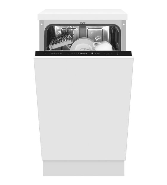 Amica EGSPV587921 45 cm Geschirrspüler vollintegriert (ohne Front) Leise 10 Maßgedecke aquaStop Funktion f&uuml;r 309,00 Euro