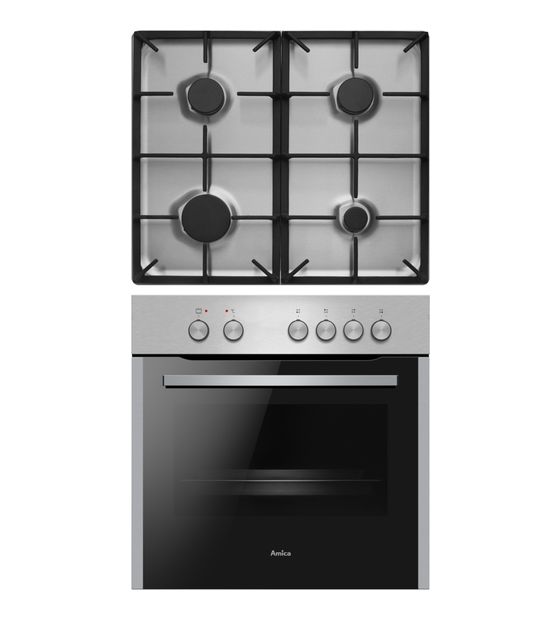 Amica EHEG933101E Herdset normal AutoClean mit 60 cm Gaskochfeld Kochfeld f&uuml;r 468,00 Euro