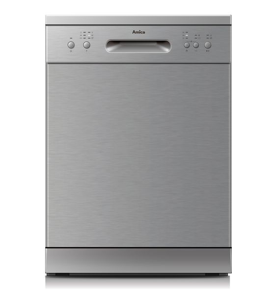 Amica GSP14755E 60 cm Geschirrspüler freistehend Leise 14 Maßgedecke aquaStop Funktion f&uuml;r 372,00 Euro