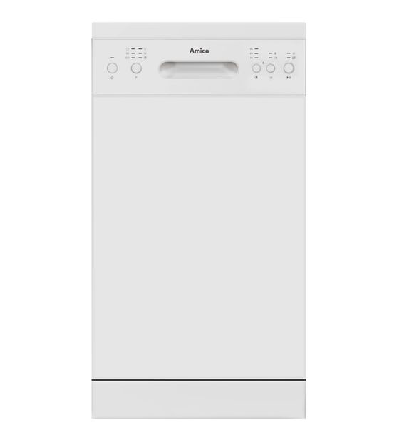 Amica GSP530911W 45 cm Geschirrspüler unterbaufähig Leise 10 Maßgedecke aquaStop Funktion f&uuml;r 382,00 Euro