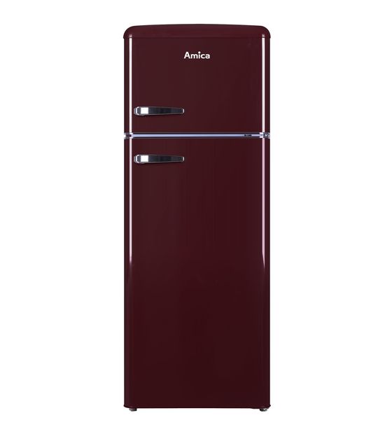 Amica KGC15631R 164 l / 44 l Kühl-Gefrierkombi freistehend 180 kWh Jahr  (Bordeaux) f&uuml;r 336,00 Euro