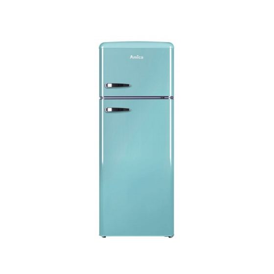 Amica KGC15632T 162 l / 44 l Kühl-Gefrierkombi freistehend 180 kWh Jahr  (Blau) f&uuml;r 336,00 Euro