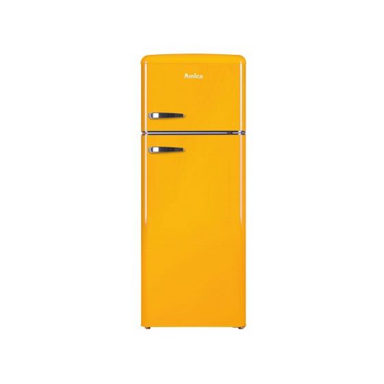 Amica KGC15633Y 162 l / 44 l Kühl-Gefrierkombi freistehend 180 kWh Jahr  (Gelb) f&uuml;r 405,00 Euro