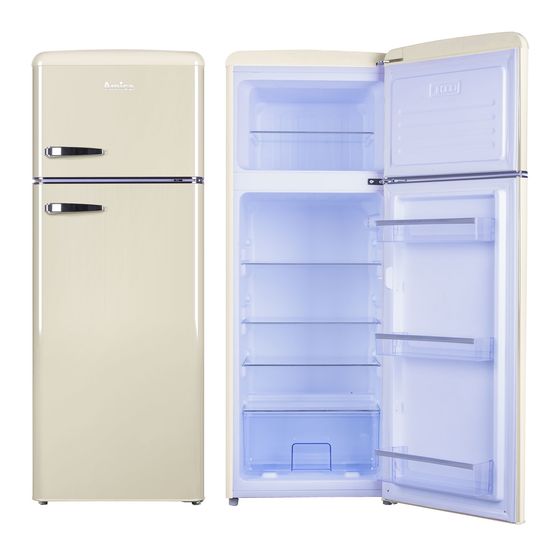 Amica KGC15635B 162 l / 44 l Kühl-Gefrierkombi freistehend 180 kWh Jahr  (Beige) f&uuml;r 393,00 Euro