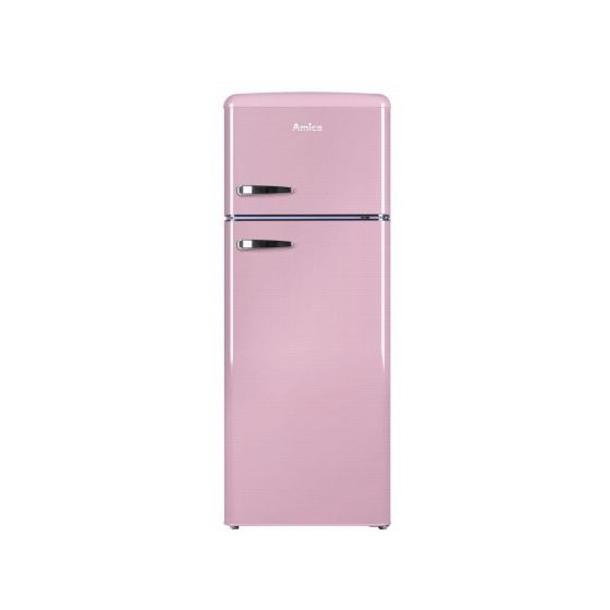 Amica KGC15636P 162 l / 44 l Kühl-Gefrierkombi freistehend 180 kWh Jahr  (Pink) f&uuml;r 377,00 Euro