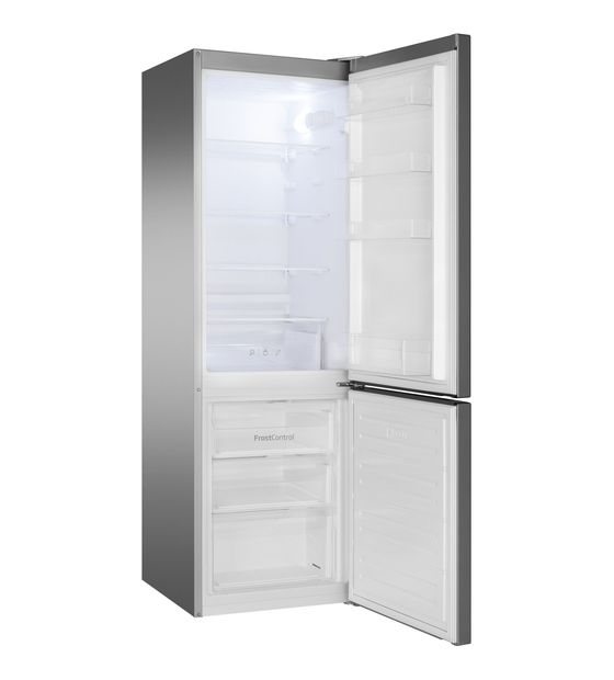 Amica KGCL387120E 268 l / 84 l Kühl-Gefrierkombi freistehend 177 kWh Jahr  (Edelstahl) f&uuml;r 438,00 Euro