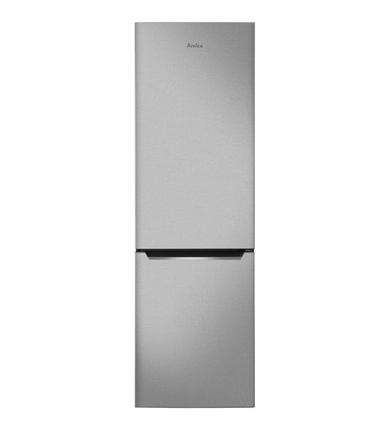 Amica KGCN387145E 161 l / 70 l Kühl-Gefrierkombi freistehend NoFrost 140 kWh Jahr  (Edelstahl) f&uuml;r 567,00 Euro