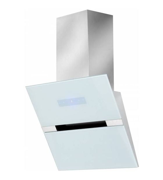 Amica KH17158E Abluft/Umluft Dunstabzugshaube/Esse Wand 60 cm (Edelstahl, Weiß) f&uuml;r 599,00 Euro
