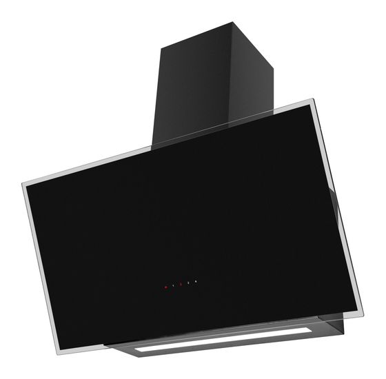 Amica KHF695610S Abluft/Umluft Dunstabzugshaube/Esse Wand 90 cm (Schwarz) f&uuml;r 909,00 Euro