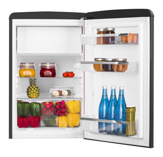 Amica KS15617MS 108 l / 95 l Tischkühlschrank EEK: E 137 kWh Jahr  (Schwarz) f&uuml;r 247,99 Euro