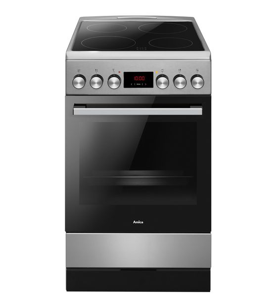 Amica SHC903032E Freistehender Herd Elektro normal 11 Beheizungsarten AutoClean mit Glaskeramik Kochfeld f&uuml;r 479,00 Euro