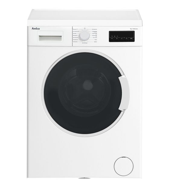 Amica UWA484041 8 kg Frontlader Waschmaschine 1400 U/min aquaStop Funktion f&uuml;r 438,00 Euro