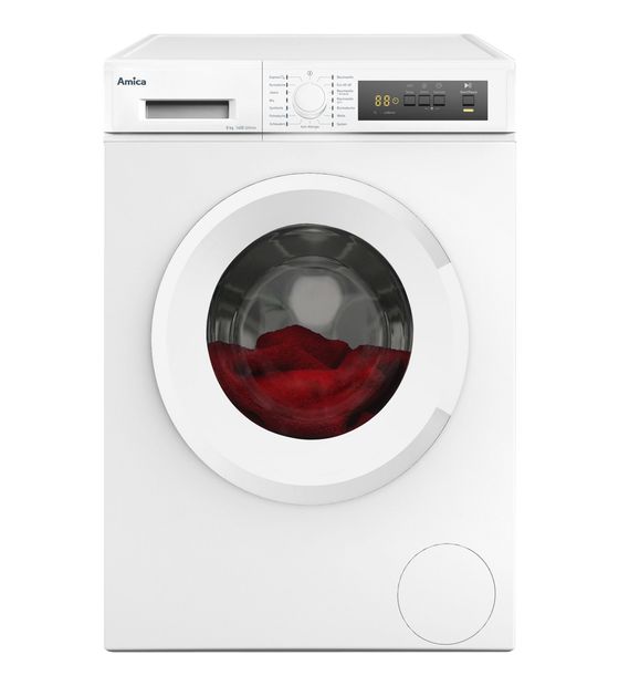 Amica WA484021 8 kg Frontlader Waschmaschine 1300 U/min aquaStop Funktion f&uuml;r 409,00 Euro