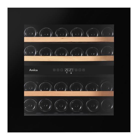 Amica WK341215S Weinkühler Integriert 2 Zonen 26 Flasche(n) f&uuml;r 1.046,00 Euro