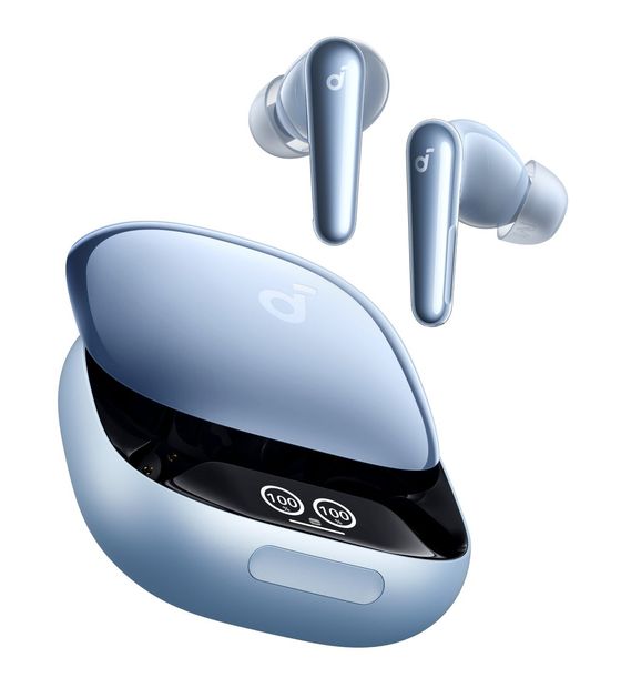 Anker Soundcore Liberty 4 Pro In-Ear Bluetooth Kopfhörer Kabellos TWS 10 h Laufzeit IPX5 USB Typ-C  (Hellblau) f&uuml;r 114,99 Euro
