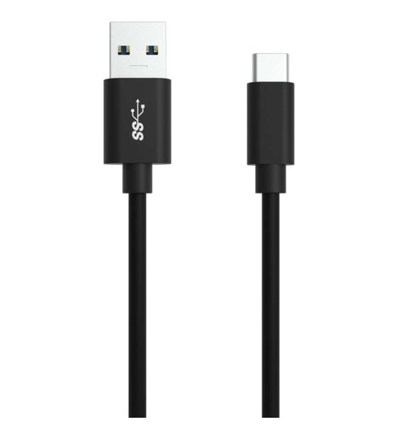 Ansmann 1700-0080 5 Gbit/s Stecker USB A auf USB C 0,12 m  (Schwarz) f&uuml;r 12,99 Euro