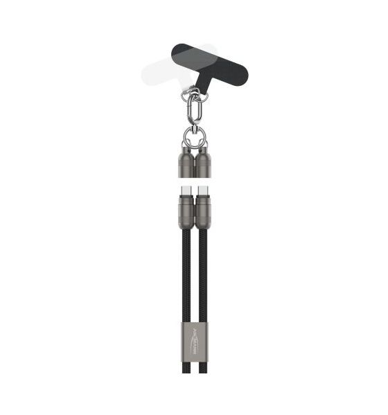 Ansmann 1700-0190 0,48 Gbit/s Stecker USB C auf USB C bis 60 W 1,2 m  (Schwarz) f&uuml;r 14,49 Euro