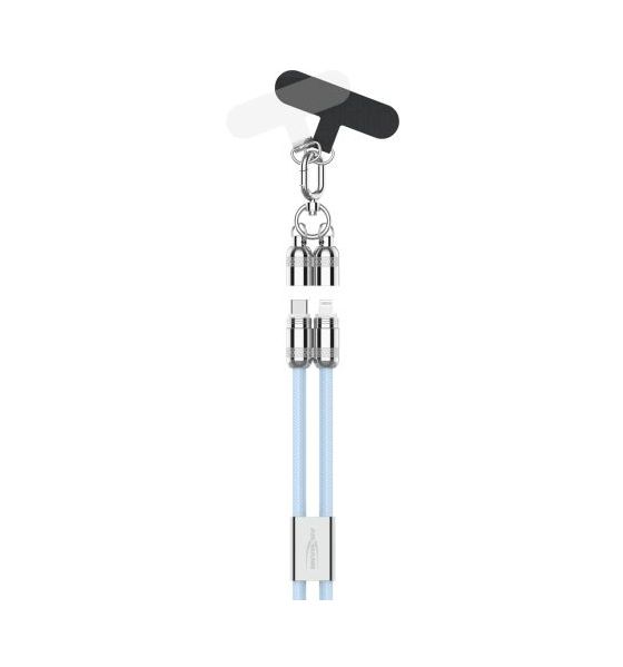 Ansmann 1700-0194 Stecker Lightning auf USB C 1,2 m  (Blau) f&uuml;r 14,49 Euro