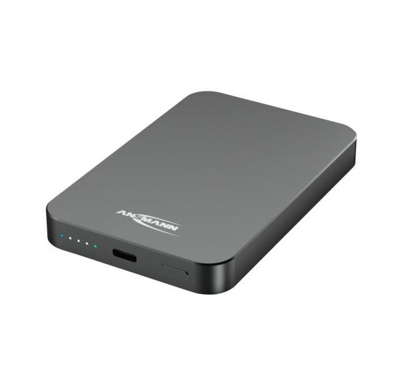 Ansmann 1700-0198 5000 mAh Powerbank USB Typ-C Kabelloses Laden  (Anthrazit) f&uuml;r 31,49 Euro