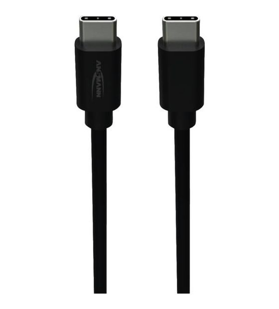 Ansmann 1700-0207 480 Gbit/s Stecker USB C auf USB C 1,2 m  (Schwarz) f&uuml;r 7,99 Euro