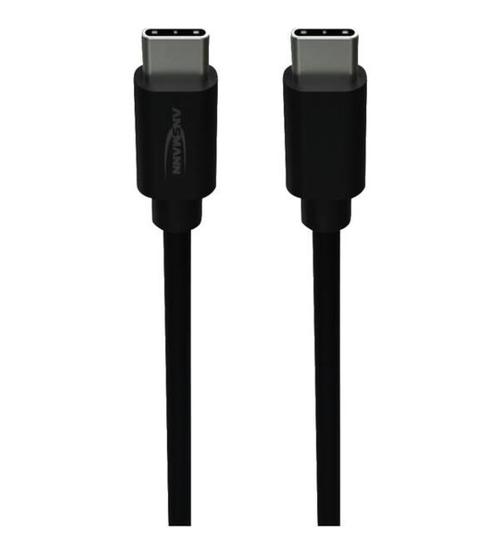 Ansmann 1700-0208 480 Gbit/s Stecker USB C auf USB C 2 m  (Schwarz) f&uuml;r 9,99 Euro