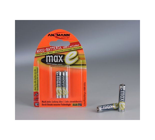 Ansmann 800 mAh - Micro / AAA / HR03 f&uuml;r 7,99 Euro