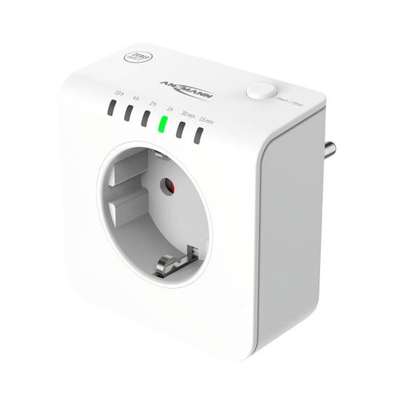 Ansmann AES1.5 Steckdosen-Timer digital f&uuml;r 17,49 Euro