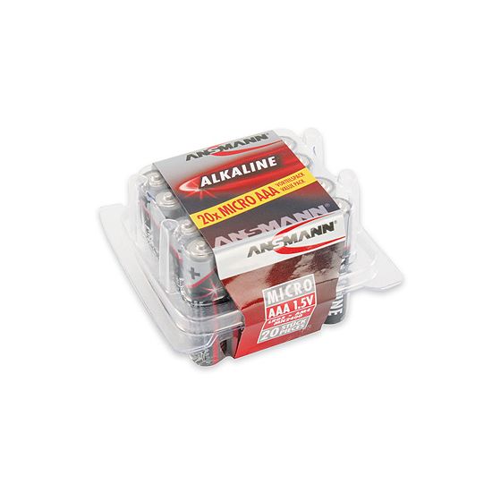 Ansmann Batterie AAA Alkali 1,5 V 20 Stück  (Mehrfarbig) f&uuml;r 9,99 Euro