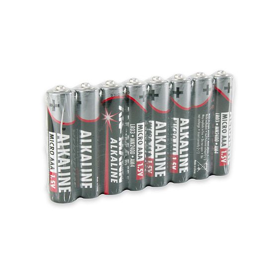 Ansmann Batterie AAA Alkali 1,5 V 8 Stück  (Mehrfarbig) f&uuml;r 3,99 Euro