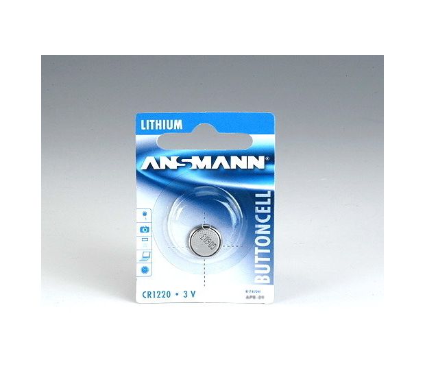 Ansmann Lithium CR 1220, 3 V Battery f&uuml;r 5,49 Euro