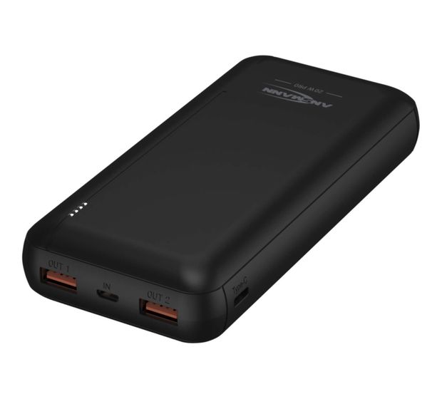 Ansmann PB320PD 20000 mAh Powerbank Micro-USB + USB Type-C  (Schwarz) f&uuml;r 28,99 Euro