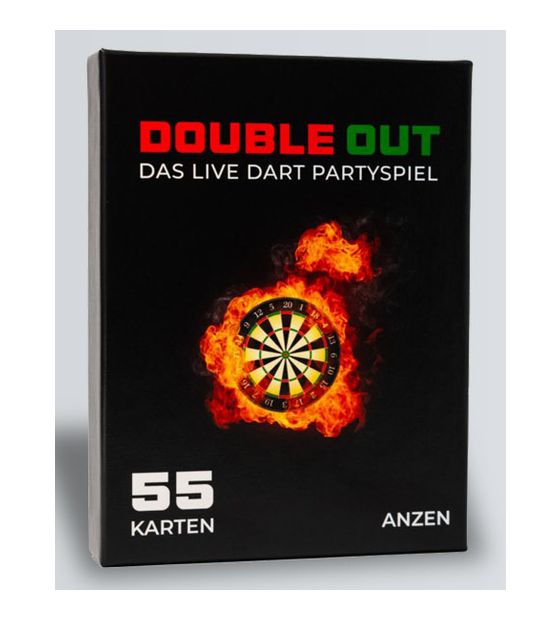Anzen Double Out - Das Live Dart Partyspiel f&uuml;r 13,99 Euro