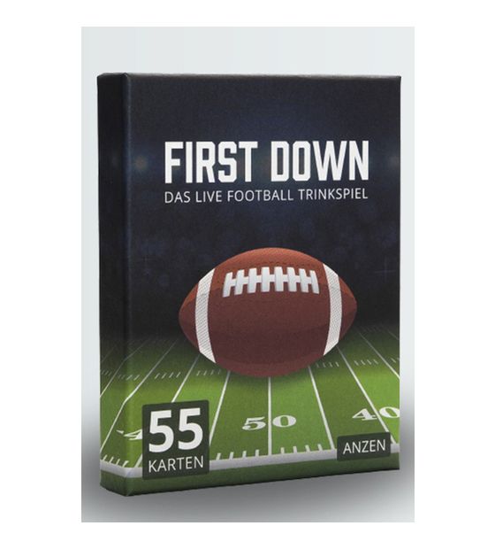 Anzen First DOWN - Das Live Football Trinkspiel f&uuml;r 13,99 Euro
