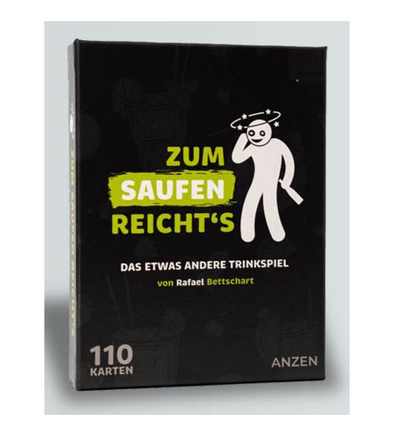 Anzen Zum Saufen reicht's - Das etwas andere Trinkspiel ab 18 Jahr(e) f&uuml;r 17,99 Euro
