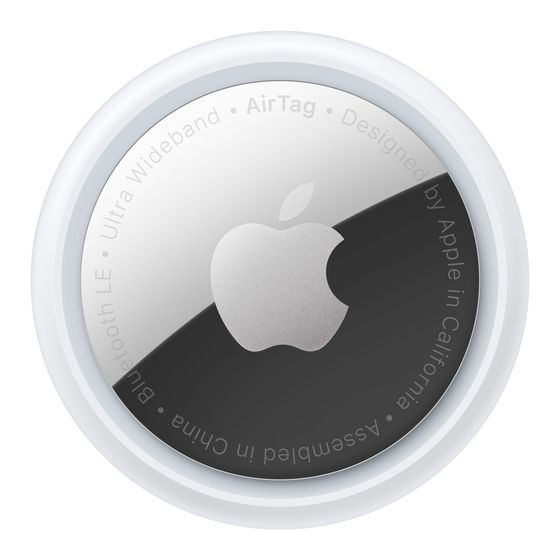 Apple AirTag 1.Gen 4er Pack  (Silber/Weiß) f&uuml;r 107,99 Euro
